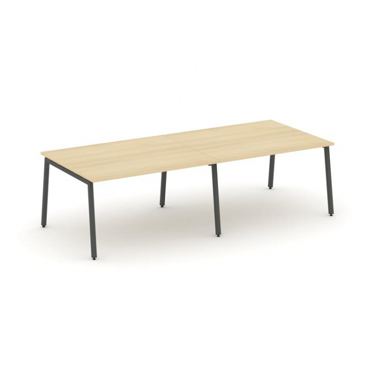 Style Project Стол переговорный SN-4A.SPRG-042.3 Акация Лорка/Металл Антрацит 2360*1180*750