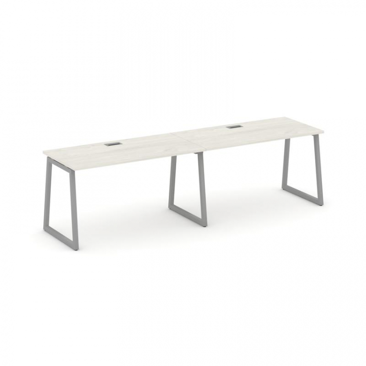 Style Project Рабочая станция 1 сторон. SN-4T1.ORS-002 Дуб Наварра/Металл Серый/Заглушка Пластик Сер