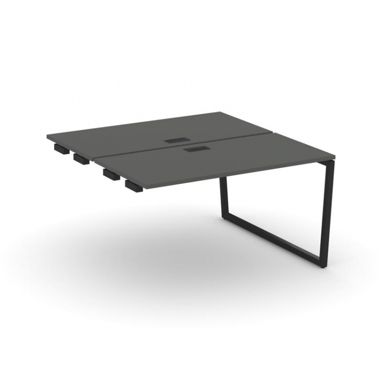 Style Project Стол-приставка к опор. элем. SN-4T2.DPRS-003 Антрацит/Металл Черный/Заглушка Пластик Ч