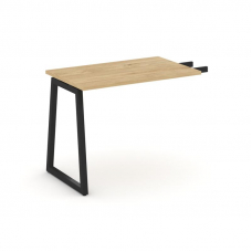 Style Project Брифинг-приставка SN-4T1.BR-004 Тиквуд Светлый/Металл Черный 1180*600*750