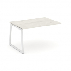 Style Project Проходной наб. элем. перег. стола SN-4T1.NSPRG-001.3 Дуб Наварра/Металл Белый 980*980*