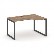 Style Project Стол рабочий эргоном. SN-4O.SPA-001(R) Дуб Табак/Металл Антрацит 1380*600/980*750