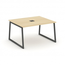 Style Project Стол переговорный SN-4T1.SPRG-032 Акация Лорка/Металл Антрацит/Заглушка Металл Антраци