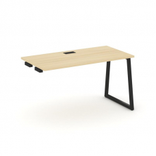 Style Project Стол-приставка к опор. элем. SN-4T1.OPRS-002 Акация Лорка/Металл Черный/Заглушка Пласт