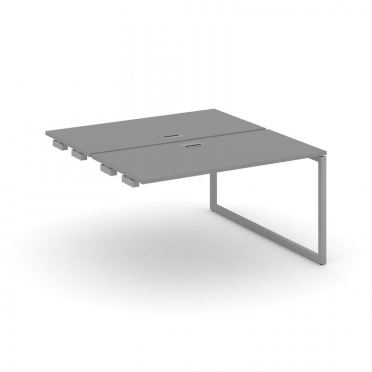 Стайл Проджект Стол приставка к опорным элементам SN-4O.DPRS-021 Серый Пепел/Металл Серый 980*1632*7