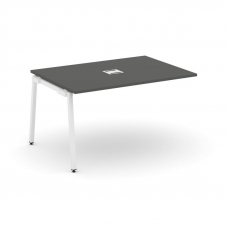 Style Project Проходной наб. элем. перег. стола SN-4A.NSPRG-003 Антрацит/Металл Белый 1380*980*750