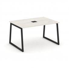 Style Project Стол переговорный SN-4T1.SPRG-001 Дуб Наварра/Металл Черный/Заглушка Металл Черный 980