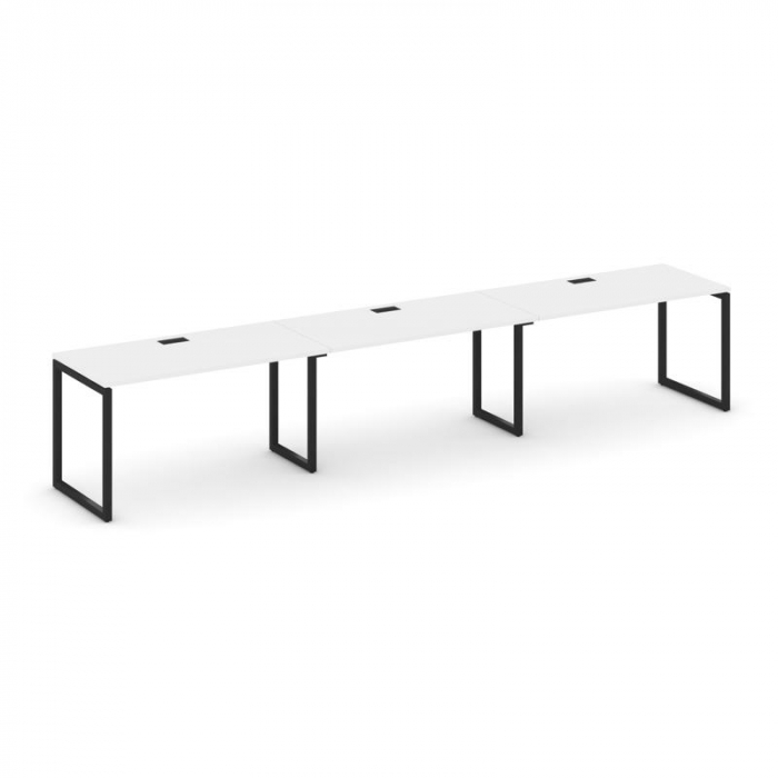 Style Project Рабочая станция 1 сторон. SN-4O.ORS-044 Белый/Металл Черный 4740*700*750