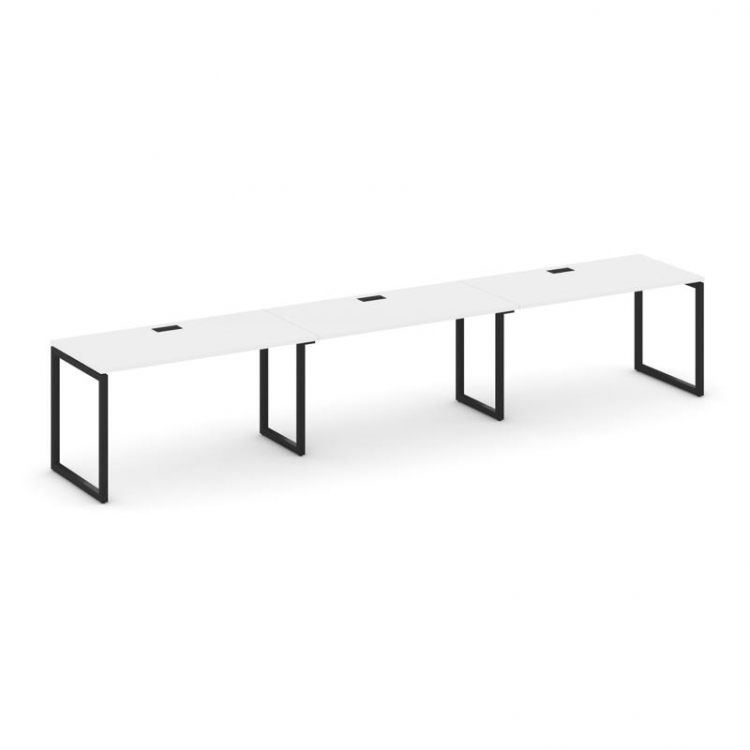 Style Project Рабочая станция 1 сторон. SN-4O.ORS-052 Белый/Металл Черный 3540*800*750