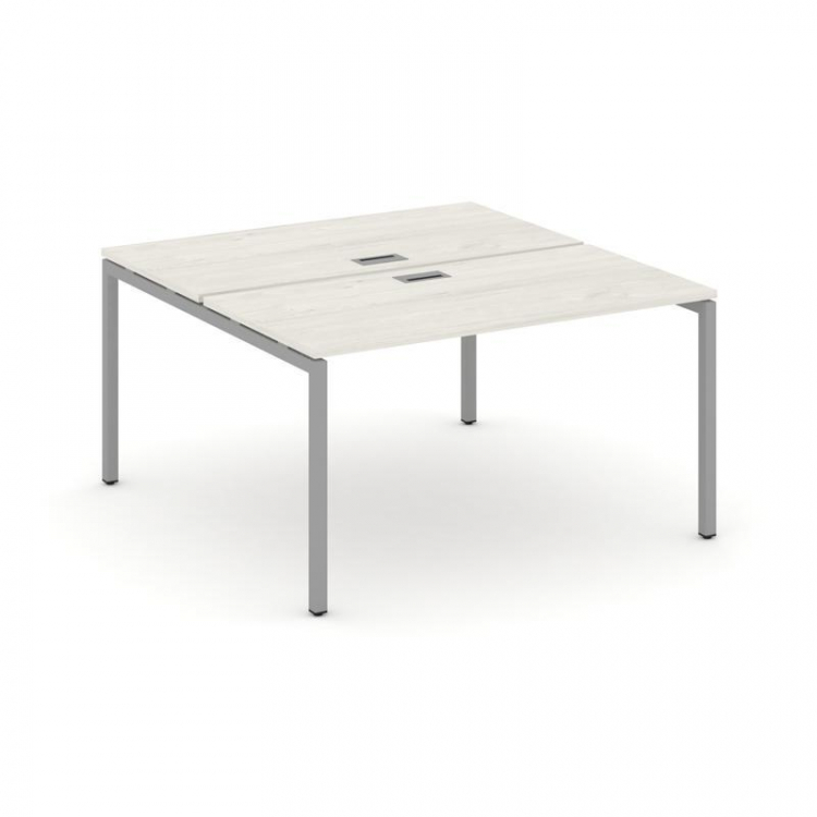Style Project Рабочая станция 2-х сторон. SN-4P.DRS-002 Дуб Наварра/Металл Серый 1180*1232*750