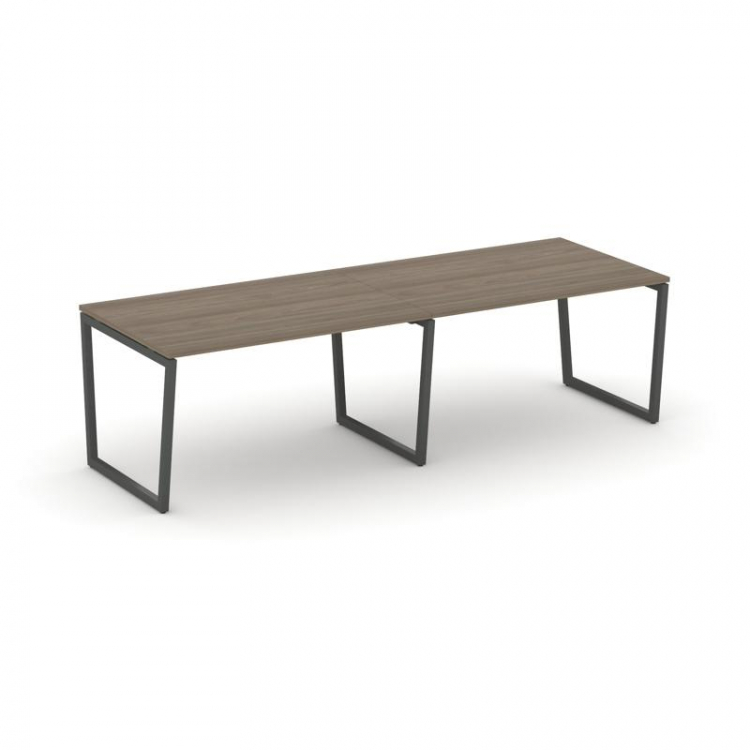 Style Project Стол переговорный SN-4T2.SPRG-014.3 Вяз Благородный/Металл Антрацит 3160*980*750
