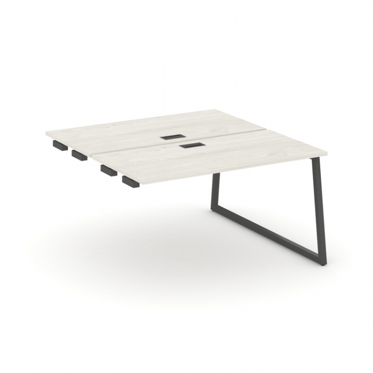 Style Project Стол-приставка к опор. элем. SN-4T1.DPRS-001 Дуб Наварра/Металл Антрацит/Заглушка Плас