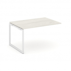 Style Project Проходной наб. элем. перег. стола SN-4O.NSPRG-003.3 Дуб Наварра/Металл Белый 1380*980*