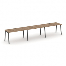 Style Project Рабочая станция 1 сторон. SN-4A.ORS-034 Дуб Табак/Металл Антрацит 4740*600*750