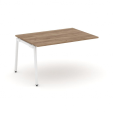 Style Project Проходной наб. элем. перег. стола SN-4A.NSPRG-003.3 Дуб Табак/Металл Белый 1380*980*75