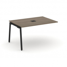 Style Project Проходной наб. элем. перег. стола SN-4A.NSPRG-003 Вяз Благородный/Металл Черный 1380*9