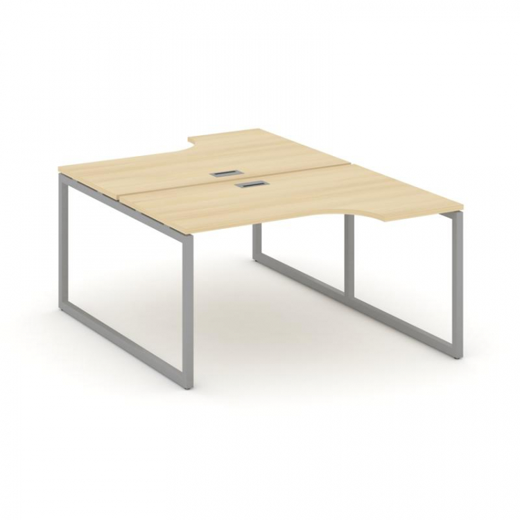 Style Project Рабочая станция эргоном. SN-4O.DRPA-011 Акация Лорка/Металл Серый 1380*1432/1992*750