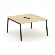 Style Project Рабочая станция 2-х сторон. SN-4A.DRS-012 Акация Лорка/Металл Черный 1180*1432*750