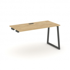 Style Project Стол-приставка к опор. элем. SN-4T1.OPRS-004 Тиквуд Светлый/Металл Антрацит/Заглушка П