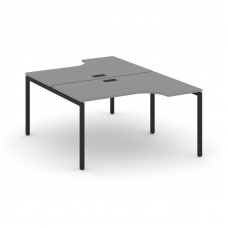 Стайл Проджект Рабочая станция эргономичная SN-4P.DRPA-001 Серый Пепел/Металл Черный 1380*1232/1992*