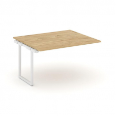 Style Project Проходной наб. элем. перег. стола SN-4O.NSPRG-033.3 Тиквуд Светлый/Металл Белый 1380*1