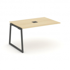 Style Project Проходной наб. элем. перег. стола SN-4T1.NSPRG-002 Акация Лорка/Металл Антрацит/Заглуш