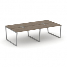 Style Project Рабочая станция 2-х сторон. SN-4T2.DRS-042 Вяз Благородный/Металл Серый/Заглушка Пласт