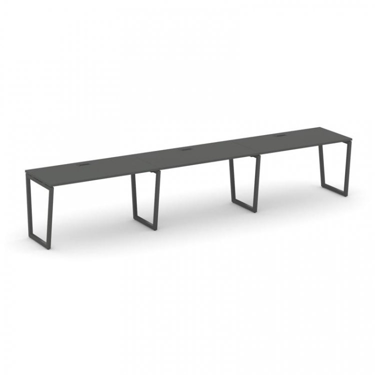 Style Project Рабочая станция 1 сторон. SN-4T2.ORS-032 Антрацит/Металл Антрацит/Черный Пластик 3540*