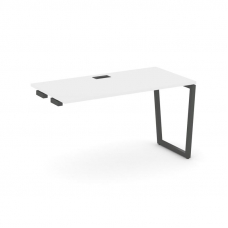 Style Project Стол-приставка к опор. элем. SN-4T2.OPRS-002 Белый/Металл Антрацит/Черный Пластик 1180