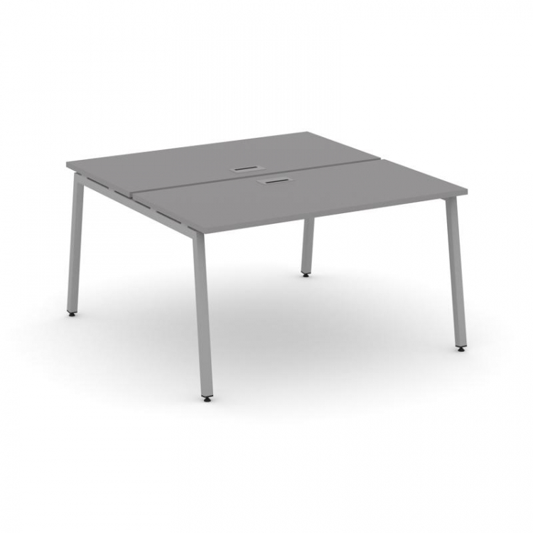 Стайл Проджект Рабочая станция двухсторонняя SN-4A.DRS-022 Серый Пепел/Металл Серый 1180*1632*750