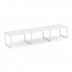 Style Project Стол переговорный SN-4T2.SPRG-021.3 Белый/Металл Белый 2940*980*750