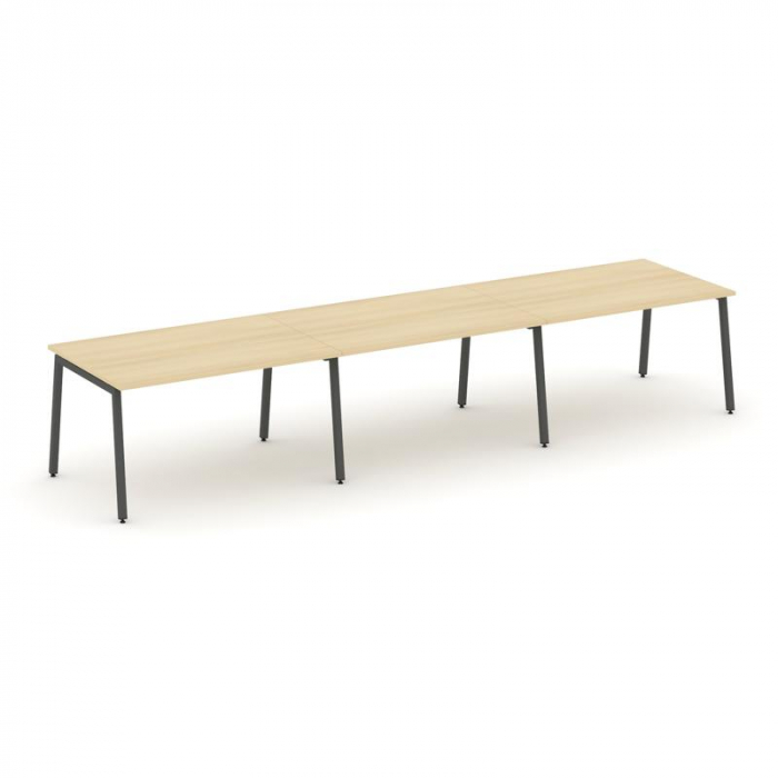 Style Project Стол переговорный SN-4A.SPRG-021.3 Акация Лорка/Металл Антрацит 2940*980*750