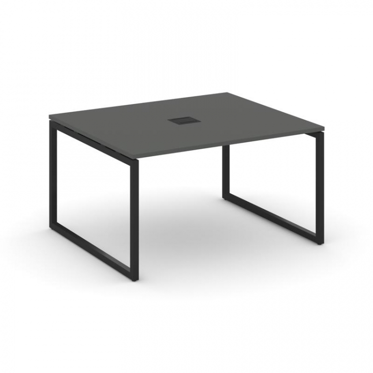 Style Project Стол переговорный SN-4O.SPRG-033 Антрацит/Металл Черный 1380*1180*750