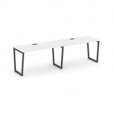 Style Project Рабочая станция 1 сторон. SN-4T2.ORS-003 Белый/Металл Антрацит/Черный Пластик 2760*600