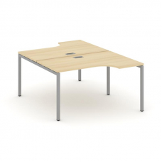 Style Project Рабочая станция эргоном. SN-4P.DRPA-002 Акация Лорка/Металл Серый 1580*1232/1992*750