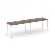 Style Project Рабочая станция 1 сторон. SN-4A.ORS-023 Вяз Благородный/Металл Белый 2760*800*750