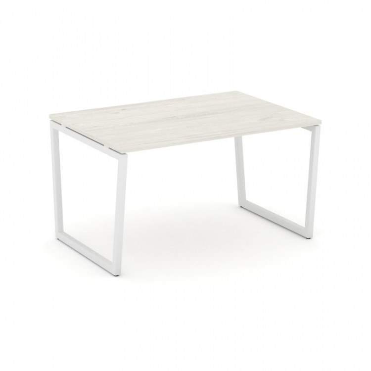 Style Project Стол переговорный SN-4T2.SPRG-004.3 Дуб Наварра/Металл Белый 1580*980*750