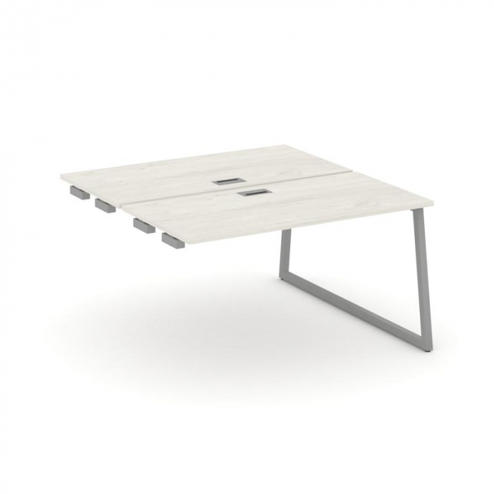 Стайл Проджект Стол-приставка к опор. элем. SN-4T1.DPRS-024 Дуб Наварра/Металл Серый/Заглушка Пласти