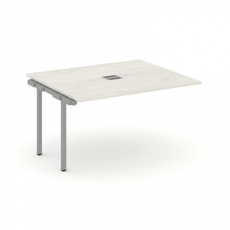 Style Project Проходной наб. элем. перег. стола SN-4P.NSPRG-034 Дуб Наварра/Металл Серый 1580*1180*7