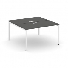 Style Project Рабочая станция 2-х сторон. SN-4P.DRS-014 Антрацит/Металл Белый 1580*1432*750