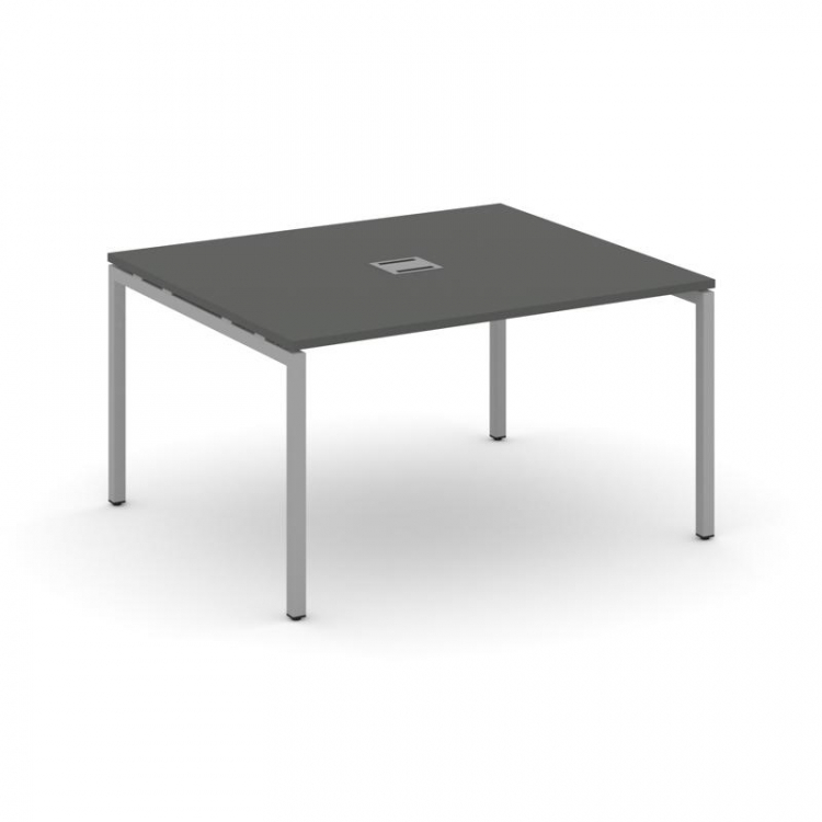 Style Project Стол переговорный SN-4P.SPRG-034 Антрацит/Металл Серый 1580*1180*750