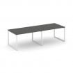 Style Project Стол переговорный SN-4O.SPRG-012.3 Антрацит/Металл Белый 2360*980*750