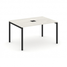 Style Project Стол переговорный SN-4P.SPRG-002 Дуб Наварра/Металл Черный 1180*980*750