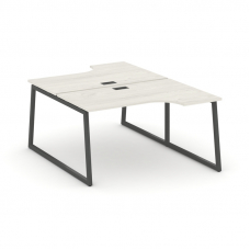 Style Project Рабочая станция эргоном. SN-4T1.DRPA-011 Дуб Наварра/Металл Антрацит/Заглушка Пластик