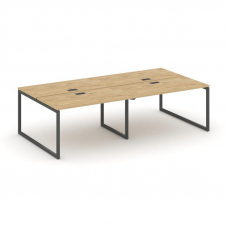 Style Project Рабочая станция 2-х сторон. SN-4O.DRS-044 Тиквуд Светлый/Металл Антрацит 3160*1432*750