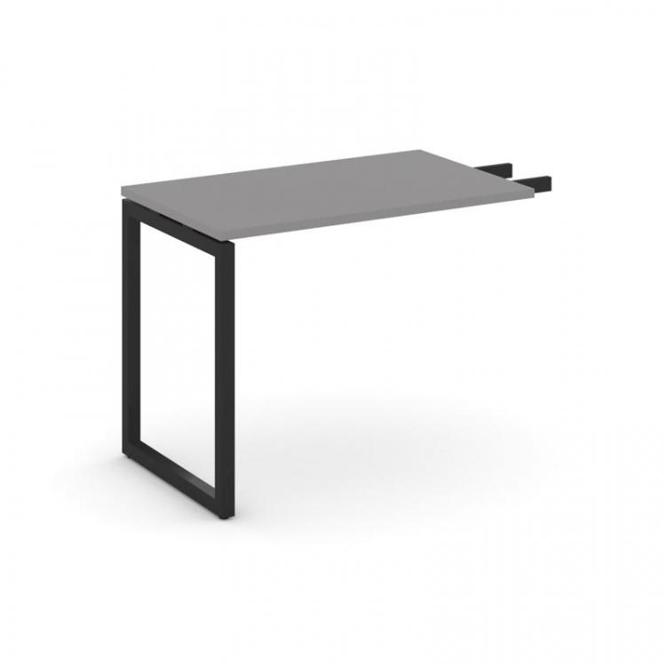 Стайл Проджект Брифинг приставка SN-4O.BR-005 Серый Пепел/Металл Черный 1380*600*750