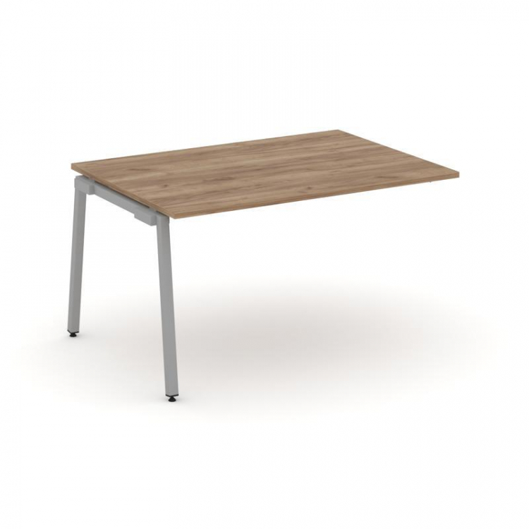 Style Project Проходной наб. элем. перег. стола SN-4A.NSPRG-003.3 Дуб Табак/Металл Серый 1380*980*75