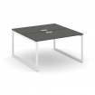 Style Project Рабочая станция 2-х сторон. SN-4O.DRS-002 Антрацит/Металл Белый 1180*1232*750