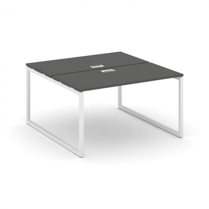 Style Project Рабочая станция 2-х сторон. SN-4O.DRS-002 Антрацит/Металл Белый 1180*1232*750