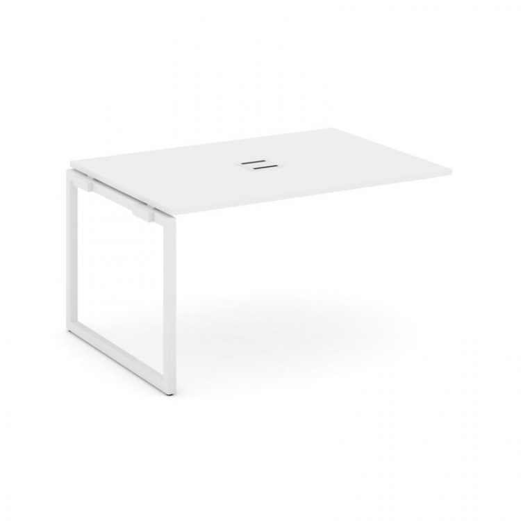 Style Project Проходной наб. элем. перег. стола SN-4O.NSPRG-002 Белый/Металл Белый 1180*980*750